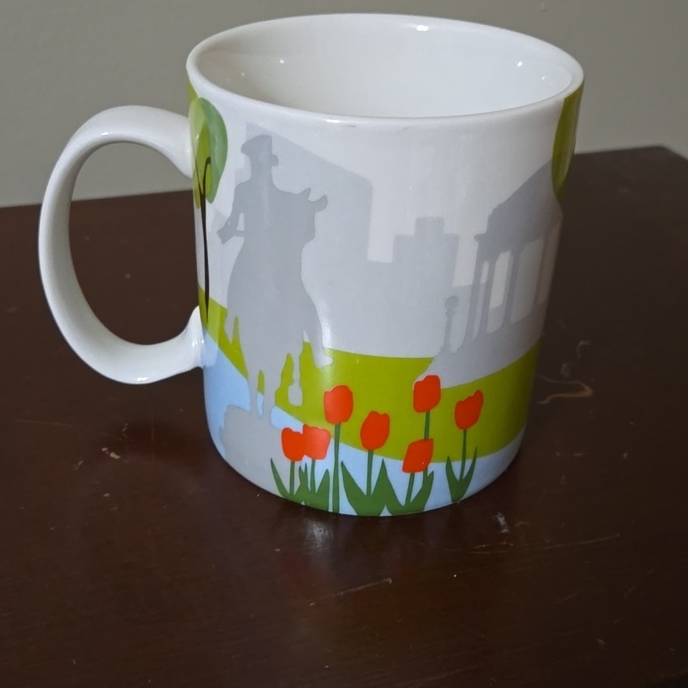 Starbucks Boston Common Mug - Green, White, and Blue - Picture 3 of 7